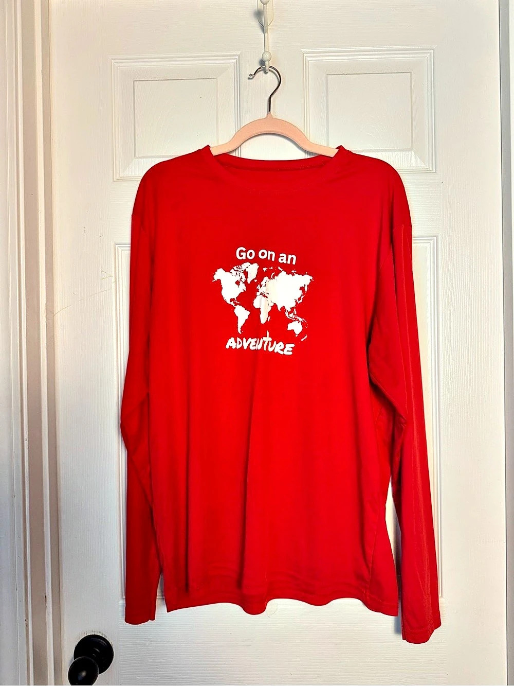 A4 Cooling Performance Long-Sleeve T-Shirt Red XL